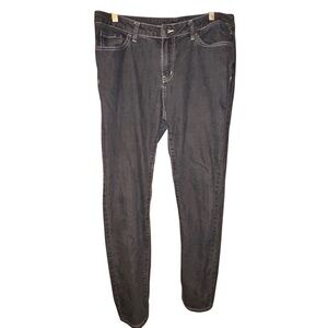 prAna Kara Jeans Straight Leg Women’s 12/31 Dark Wash‎ Organic Cotton Stretch